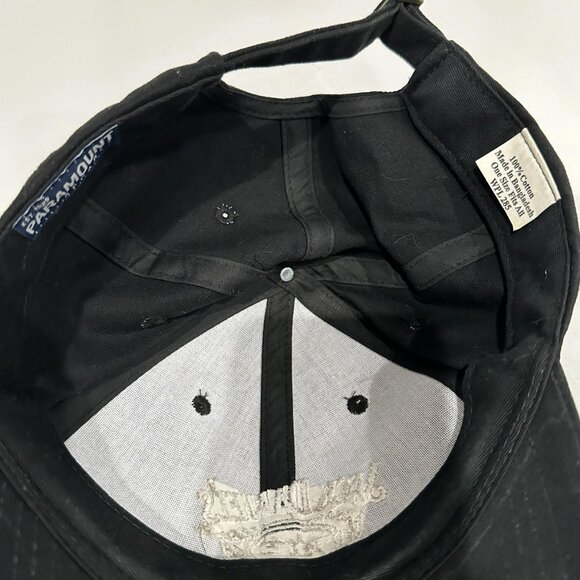 Jack Daniel's Hat Cap Strap Back Black Embroidered Rye Whiskey Advertising Mens - Picture 5 of 7